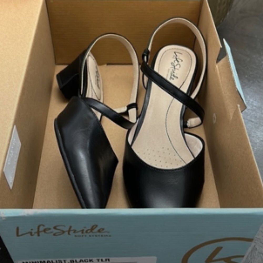 LIFESTRIDE Minimalist Slingback Pumps Black - Picture 2 of 11